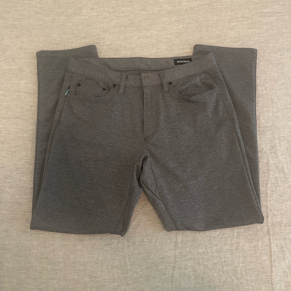 NWoT Bonobos Gray Heather Performance Men’s Pants 32/32